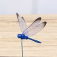 thumbnail image 6 of ROMANSENTIAL 4Pcs Blue Metal Dragonfly Ornaments for Wedding and Party Decorative Use, 6 of 8