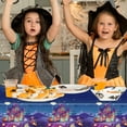 thumbnail image 7 of Yhmxh Halloween Disposable Plastic Tablecloth, 108"X54" Halloween Decorative Table Cover, Halloween Party Decorations Favors Supplies Table Cloth for Table Decor Indoor Outdoor Party Decorations, 7 of 7