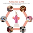 thumbnail image 6 of HAKIDZEL 1Set Handwoven Cactus Shape Pendant for Women Outdoor Carry, 6 of 8