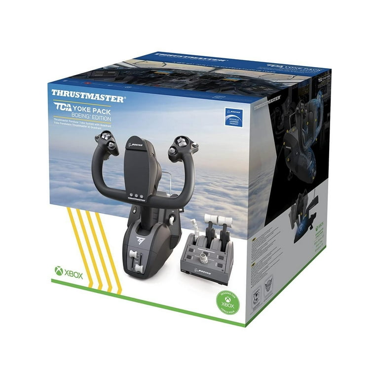Thrustmaster TCA Flight Controls Joystick & Throttle Yoke Thrustmaster TCA Flight Controls Joystick & Throttle Yoke