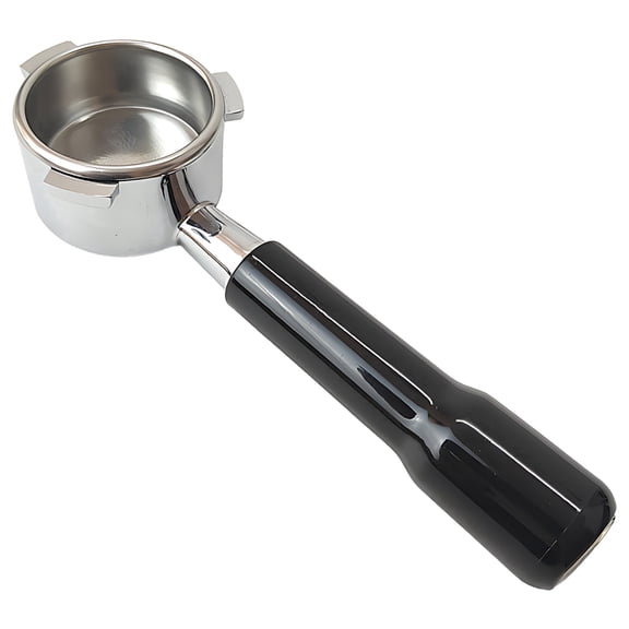 2.1 in (5.4 cm) Bottomless Portafilter for Breville Espresso Machines, Stainless Steel Handle, Precision Extraction, Ideal for Espresso Crema and Barista Technique Adjustments