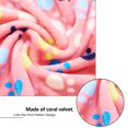 thumbnail image 3 of LUXMO Puppy Blanket Warm Soft Pet Dog Cat Blankets Sleep Mat Bed Cover with Paw Print Pattern for Dog Cat Puppy Kitten and Other Small Animals, 3 of 5