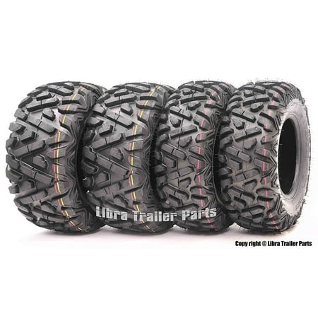 Set of 4 New WANDA ATV/UTV Tires 25x8-12 Front & 25x10-12 Rear /6PR P350 -