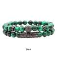 thumbnail image 3 of Brazalete hecho a mano Sonducket 2 pack/lote negro para mujeres Regalos de lujo para hombres, 3 of 6