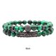 thumbnail image 3 of Brazalete hecho a mano Sonducket 2 pack/lote negro para mujeres Regalos de lujo para hombres, 3 of 6