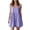 Purple, variant on Smsaxvxz Womens Summer Tank Dresses Fashion Solid Round Neck Sleeveless Elastic Waist Casual Loose Beach Vacation Mini Dress Beige 3XL