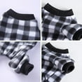 thumbnail image 6 of Mdecor Pet Pajamas for Dogs Red Plaid Sweaters Soft Clothes, 6 of 6