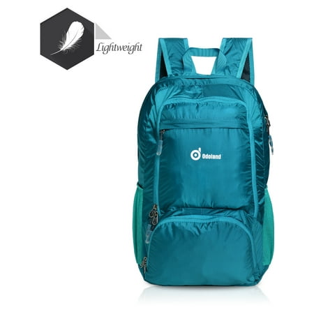 Foldable Lightweight 35L Backpack Multiple Storage Compartments Folding Daypack