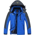 thumbnail image 1 of Men's Mountain Waterproof Fleece Ski Jacket Windproof Rain Jacket X-Large, 1 of 7