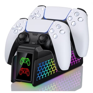 Esywen PS5 Controller Charging Station with LED Indicators