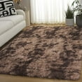 thumbnail image 2 of SAFAVIEH Rainbow Jaki Abstract Shag Area Rug, Brown, 2'3" x 4', 2 of 10