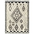 thumbnail image 2 of Hauteloom Minyama Wool Living Room, Bedroom Area Rug - Farmhouse - Black, Charcoal, Cream - 2' x 3', 2 of 6
