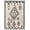 Cream, Black, Brown / Minyama, variant on Hauteloom Zajeh Wool Living Room, Bedroom Area Rug - Geometric Diamond Medallion - Bohemian Transitional Moroccan - Cream, Black, Brown - 2' x 3'