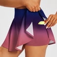 thumbnail image 3 of Gibobby faldas para mujer elegante mujer Faldas pantalón plisadas para mujer con bolsillos para pantalones cortos(Morado, M), 3 of 5