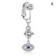 thumbnail image 5 of 1Pc Fake Belly Button Ring Fake Clip On Belly Piercing Non Piercing Navel Ring, 5 of 5