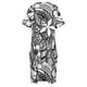 thumbnail image 4 of No siempre es negro o blanco tatuajes polinesios vestido suelto con bolsillo vestido de verano para mujer vestido diario, 4 of 6