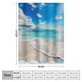 thumbnail image 4 of Orinice Beach Scene Warm Lightweight Blanket Soft Fleece Throw Blanket for Living Rooms Sofa Decor Cow Gifts All Seasons Long-Lasting Blanket 40x50in, 4 of 6