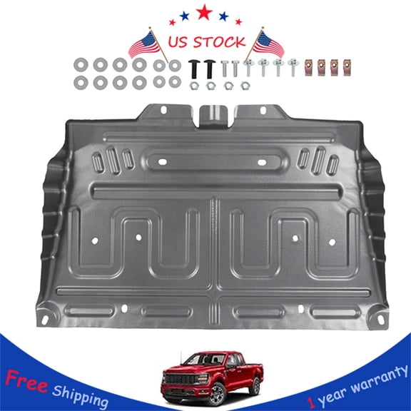Upgrade Manganese Steel Splash Panel Shield ML3Z-7222-D For 2015-2024 Ford F-150