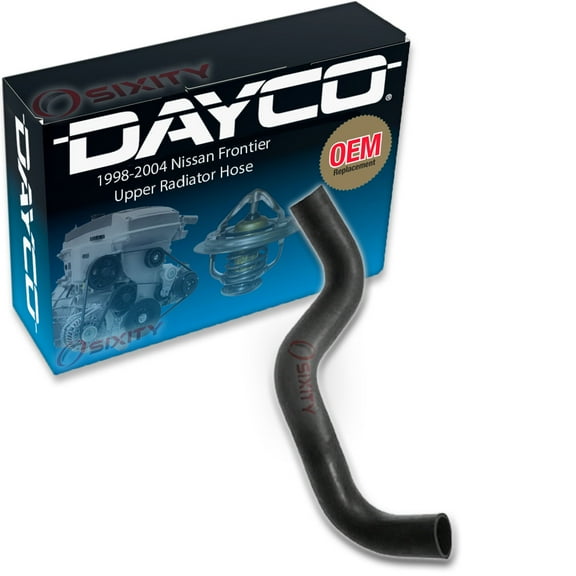 Dayco Upper Radiator Coolant Hose compatible with Nissan Frontier 2.4L L4 1998-2004
