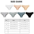 thumbnail image 5 of Plus Size Women's Pure Cotton Low-Rise Comfortable and Breathable Triangular Underwear, 5 of 5