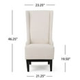thumbnail image 2 of Christopher Knight Home 299944 Callie Fabric Dining Chair, Beige, 2 of 4