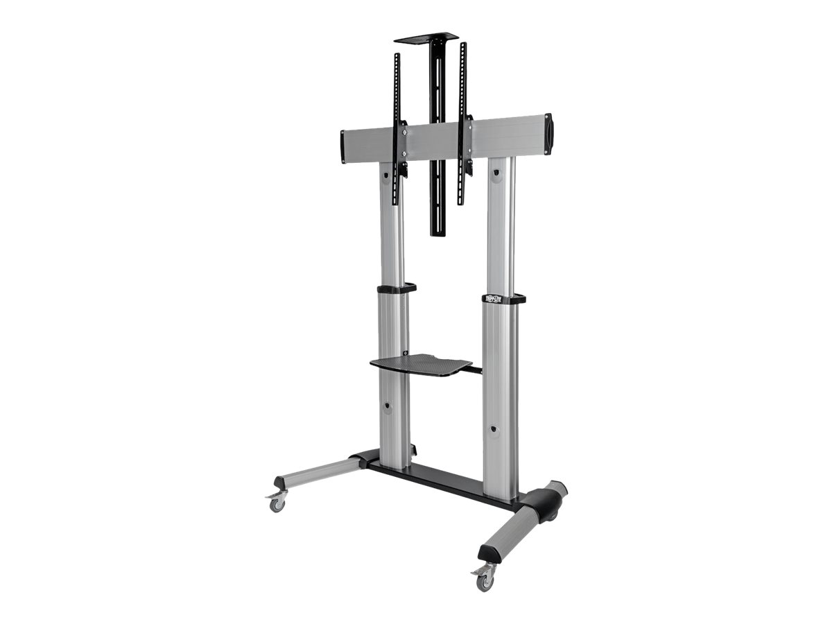 Tripp Lite DMCS60100XX 60-100 in. Heavy-Duty Mobile Flat & Curved Panel Floor Stand, Black & Silver Sansujyuku sansujyuku.com