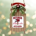 thumbnail image 4 of CafePress - Retired Postal Worker Funny Postman - Sled Ornament, 4 of 4