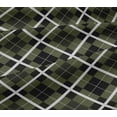 thumbnail image 5 of oneOone Viscose Jersey Olive Green Fabric Argyle Check Sewing Material Print Fabric By The Yard 60 Inches Wide, 5 of 5