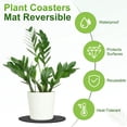 thumbnail image 2 of Uxcell 6-Pack Plant Coasters Mat Reversible 4 Inch Felt Round Absorbent Fabric, 2 of 6