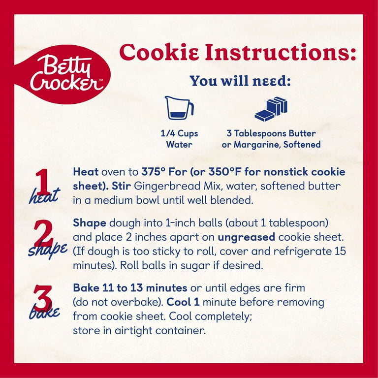 Betty Crocker Super Moist Gingerbread Cake and Cookie Baking