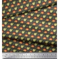 thumbnail image 3 of Soimoi Gray Cotton Duck Fabric Text & Fruits Printed Fabric 1 Yard 42 Inch Wide, 3 of 3