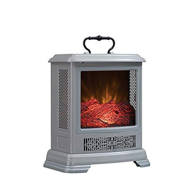 Duraflame Electric DFS751505 Fireplace Stove Heater, Cool Grey