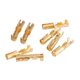 thumbnail image 1 of 40pcs MF Brass Bullet 3.5mm Connector Terminal Male & Female GTC with Insulated Cover, 1 of 3