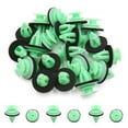 thumbnail image 2 of Unique Bargains 20Pcs 9mm Plastic Rivets Clips Bumper Fender Fastener for Volvo, 2 of 2