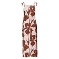 thumbnail image 5 of Roncen Women's Printed Sleeveless Overalls - Casual Denim Jumpsuit with Two Front Pockets, Adjustable Straps & Relaxed Fit for Everyday Wear, 5 of 5