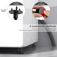 thumbnail image 3 of Pata de mueble ajustable de 27-40 mm, 4 piezas, 2 tipos de instalación, se pueden perforar o autoadhesivar, con almohadilla antiarañazos, adecuada para mesas y armarios, 3 of 5