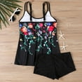 thumbnail image 5 of Fewfanhot Tankini Tops for Women Tankini Swimsuits Tummy Control Flowy Swimwear Two Piece Bathing Suits Swim Tank Top with Boyshorts, 5 of 6