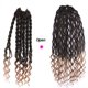 thumbnail image 3 of Faux Locs-trenzas sintéticas de ganchillo para mujer, trenzas sintéticas de ganchillo ombré para trenzar el cabello, cerraduras Bohemias de 18 pulgadas, 24 soportes, 3 of 4