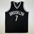 thumbnail image 4 of Autographed/Signed Kevin Durant Brooklyn Black Basketball Jersey Beckett BAS COA, 4 of 4