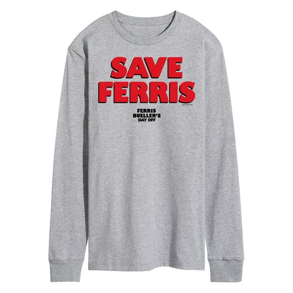 Ferris Bueller's Day Off - Save Ferris - Men's Long Sleeve T-Shirt