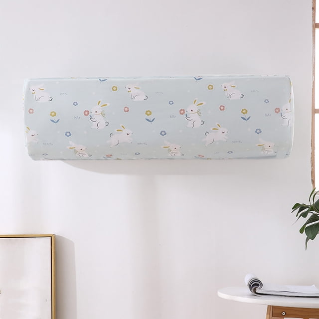 Fiudx Funda Protectora para Aire Acondicionado, Resistente Al Agua, Protección Contra El Polvo, Plástico Ligero, Ideal para Sala de Estar y Dormitorio, Fácil Instalación, 110 X 33 X 21 Cm.