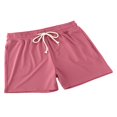 thumbnail image 3 of Men Jogger Sweat Shorts Gym Running Shorts Solid Color Pants, 3 of 5