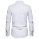 thumbnail image 4 of Camisa de Manga Larga Con Estampado de Botones Casuales A La Moda Para Hombre Odeerbi  ODB179598, 4 of 9