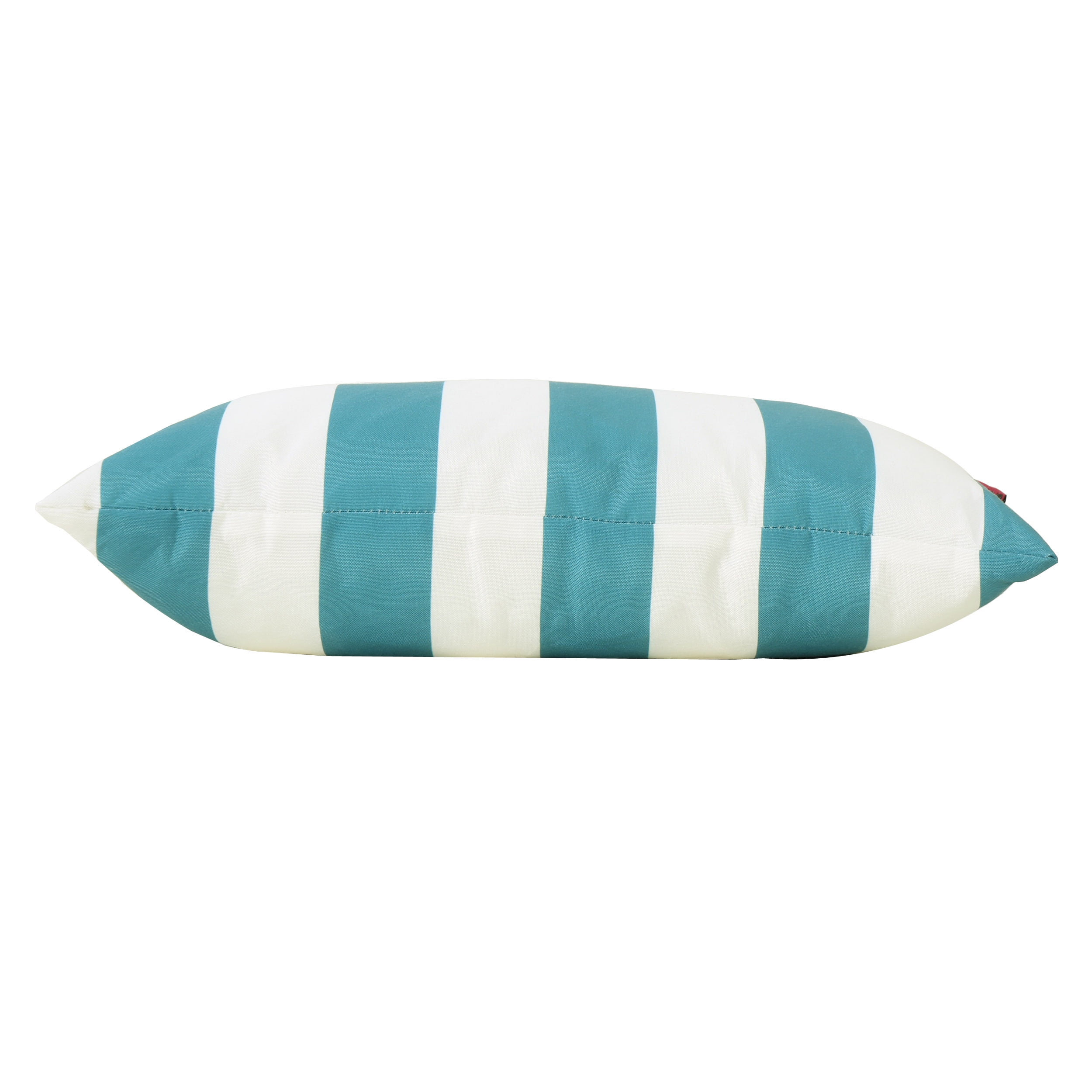 La Jolla Outdoor Striped Water Resistant Square Throw Pillows - Set of 4  Dark Teal/White -, 1 unit - Gerbes Super Markets