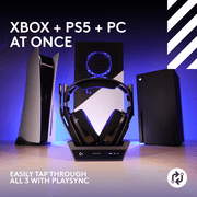 Logitech G Astro A50 X LIGHTSPEED Wireless Gaming Headset + Base Station, PLAYSYNC across Xbox Series X|S + PS5 + PC/mac, Black