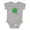 AC-Heather Grey, variant on Kiss Me I'm Irish Boys or Girls Baby Bodysuit