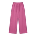 thumbnail image 4 of Yutgune Minimalist Women's Wide Leg Sweatpants High Waist Drawstring Womens Sweatpants Basic Loungewear, 4 of 9
