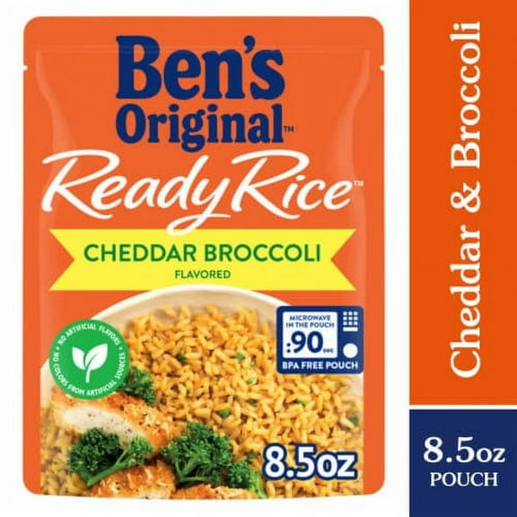 2X-Ben's Original Ready Rice Cheddar Broccoli Flavored Rice - 8.5 oz