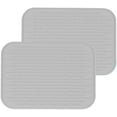 thumbnail image 1 of DAMAIE 2pcs Silicone Dish Drying Mat Mat Heat & Resistant Mat Easy Clean Dishwasher Safe Eco-Friendly, 1 of 4