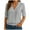 Gray, variant on cfhntfmh Blouses for Women Dressy Casual Long Sleeve Pleated V Neck Tops Business Work Shirts Trendy Clothes Fall Outfits for Women